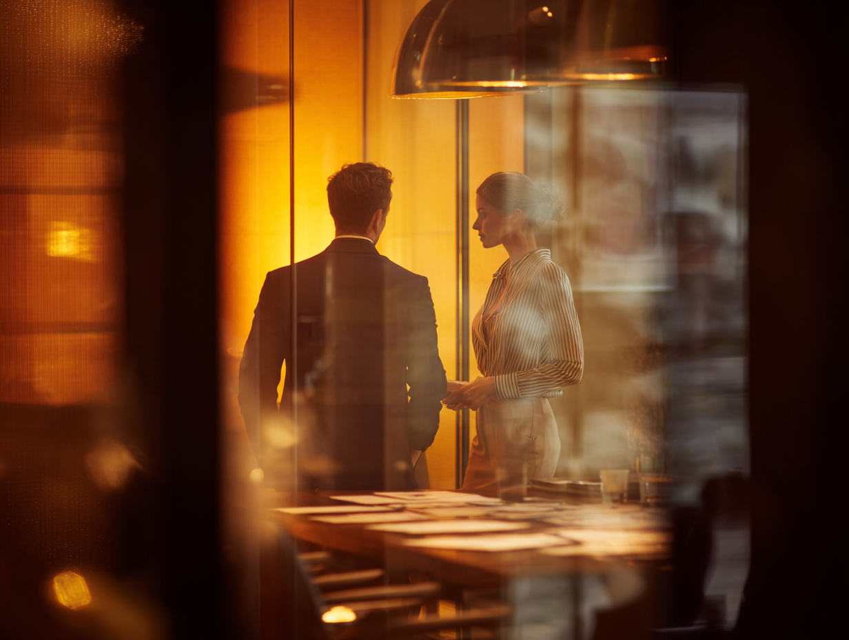 Luxury dining atmosphere